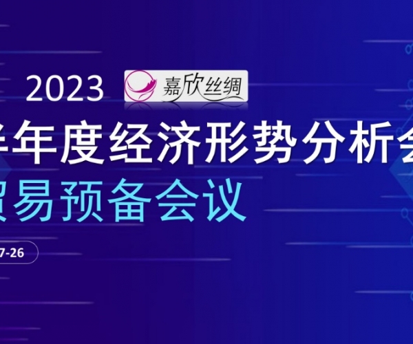 贸易总额稳定，贸易质量提升 云顶集团官方网站丝绸召开2023半年度经济形势分析会贸易预备会议