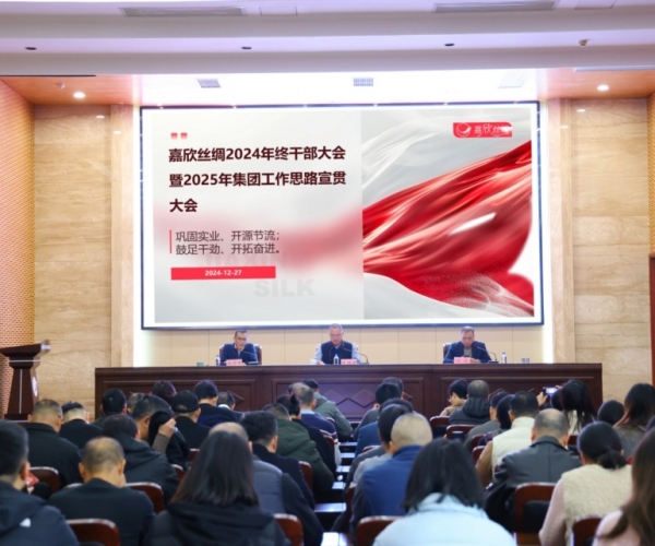 云顶集团官方网站丝绸召开年终干部大会暨 2025 年工作思路宣贯大会